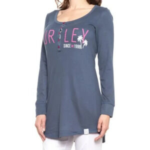 New Hurley Pajama Shirt Dress